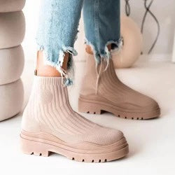 Women Slip On Ankle Boots