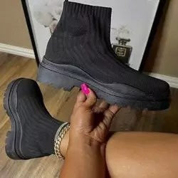 Women Slip On Ankle Boots